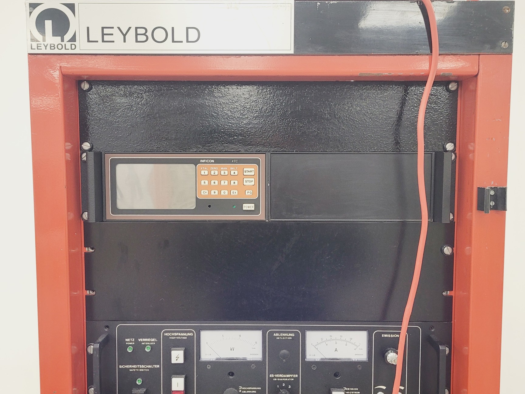 Image of Leybold Univex 450 Electron Beam Evaporator System w/ Control Unit 