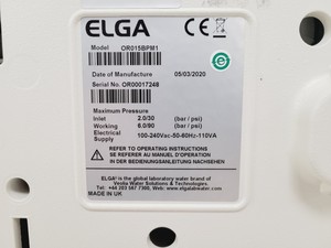 Thumbnail image of ELGA Option R15 Water Purifier Model OR015BPM1 2020