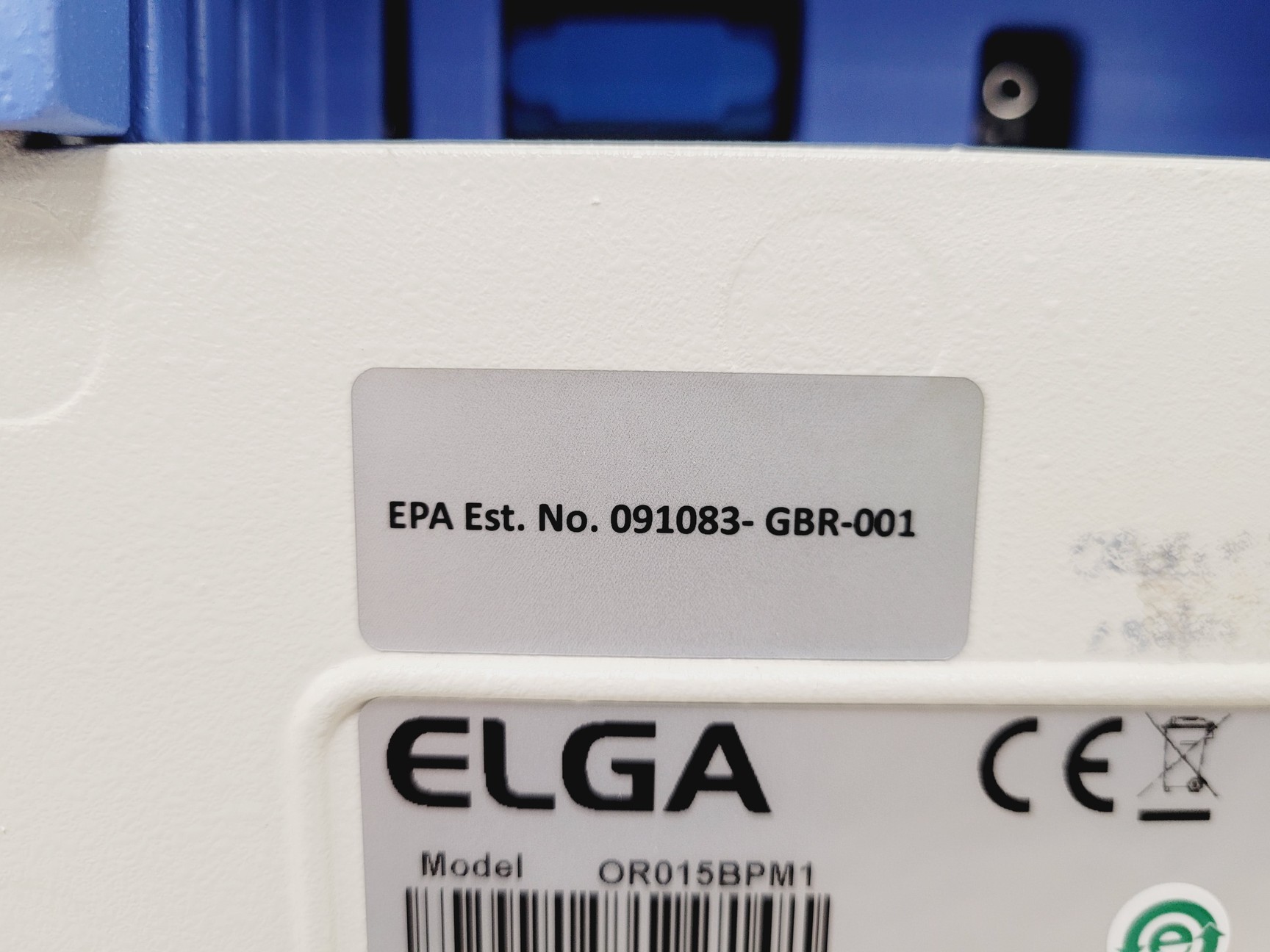 Image of ELGA Option R15 Water Purifier Model OR015BPM1 2020