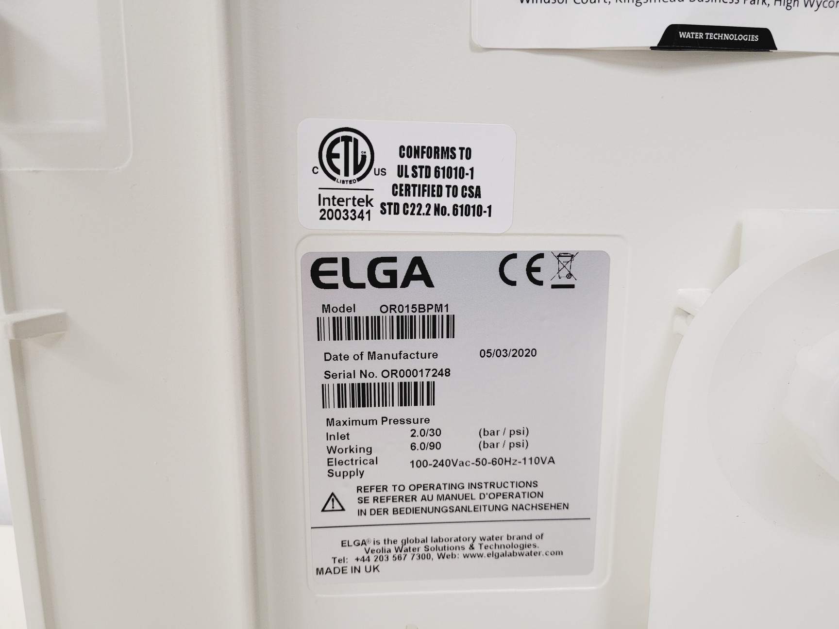 Image of ELGA Option R15 Water Purifier Model OR015BPM1 2020