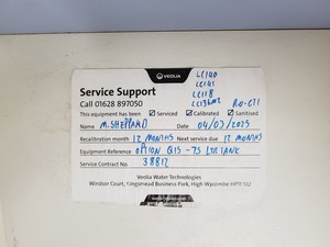 Thumbnail image of ELGA Purelab Option-Q 15 Model OQ015BPM1 2019