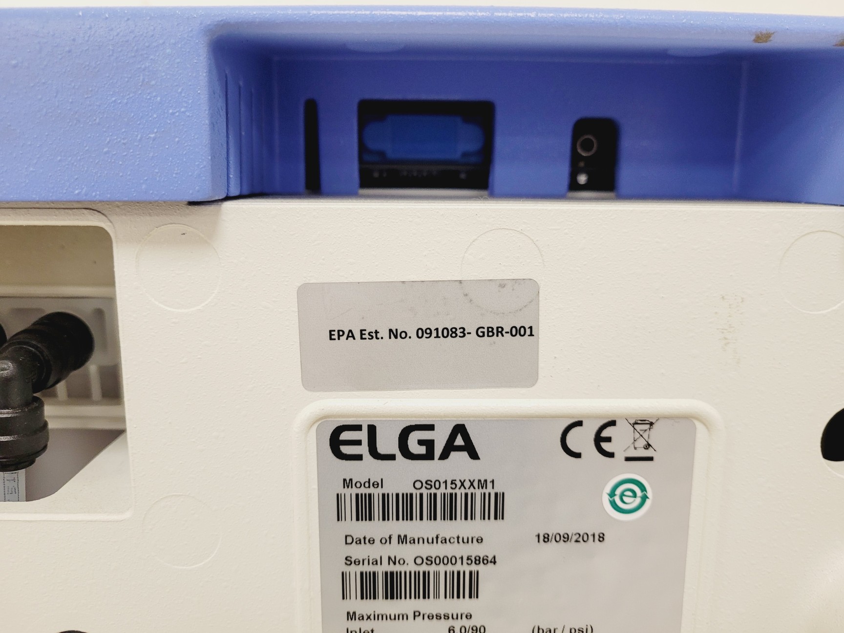 Image of ELGA Purelab Option S 15 Model OS015XXM1 2018