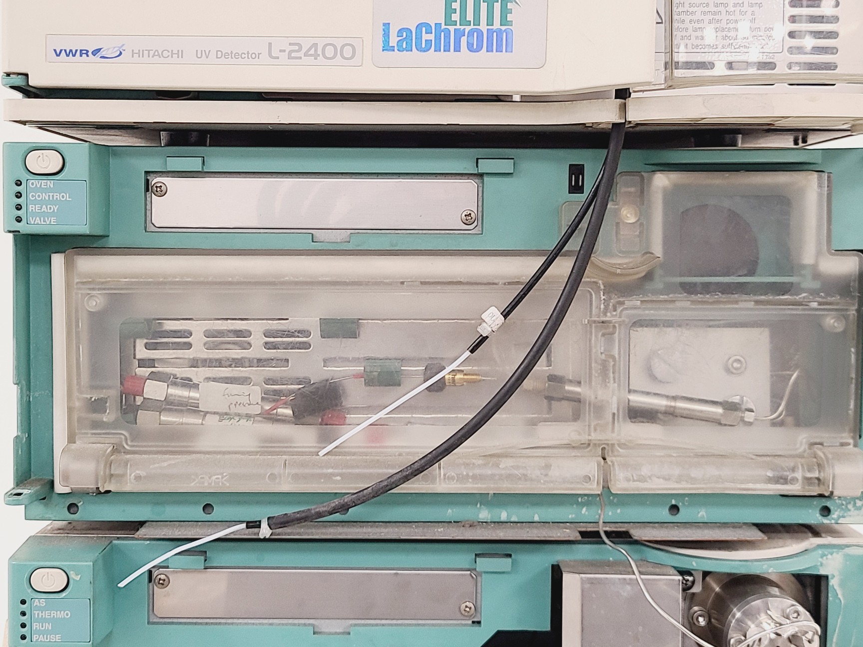 Image of VWR Hitachi Elite LaChrom HPLC System w/ L-2130, L-2200, L-2300, L-2400, L-2480 