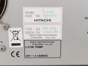 Thumbnail image of VWR Hitachi Elite LaChrom HPLC System w/ L-2130, L-2200, L-2300, L-2400, L-2480 