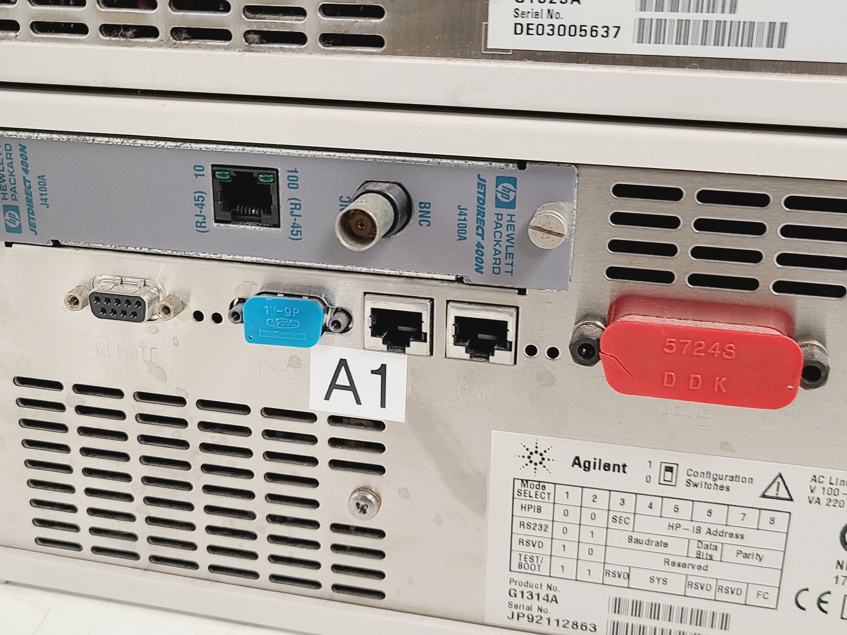 Image of Agilent 1100 Series HPLC w/ G1323B, G1322A, G1312A, G1316A, G1314A & G1329A Lab