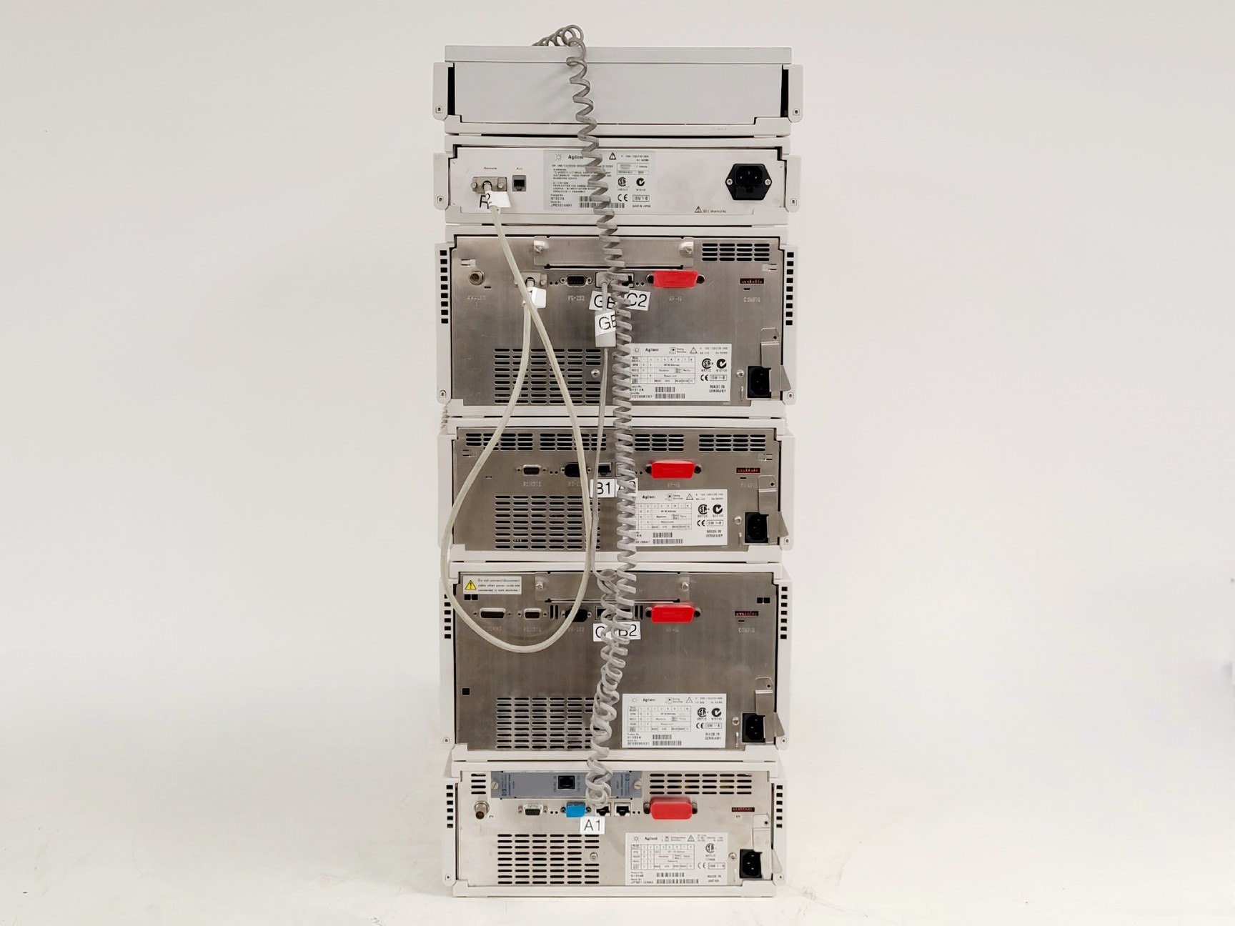 Image of Agilent 1100 Series HPLC w/ G1323B, G1322A, G1312A, G1316A, G1314A & G1329A Lab