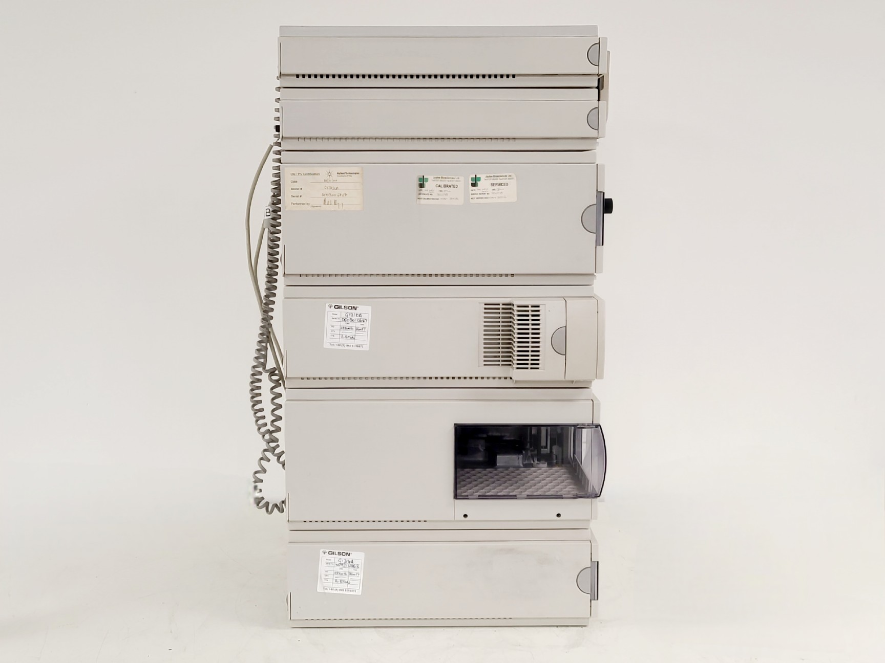Image of Agilent 1100 Series HPLC w/ G1323B, G1322A, G1312A, G1316A, G1314A & G1329A Lab