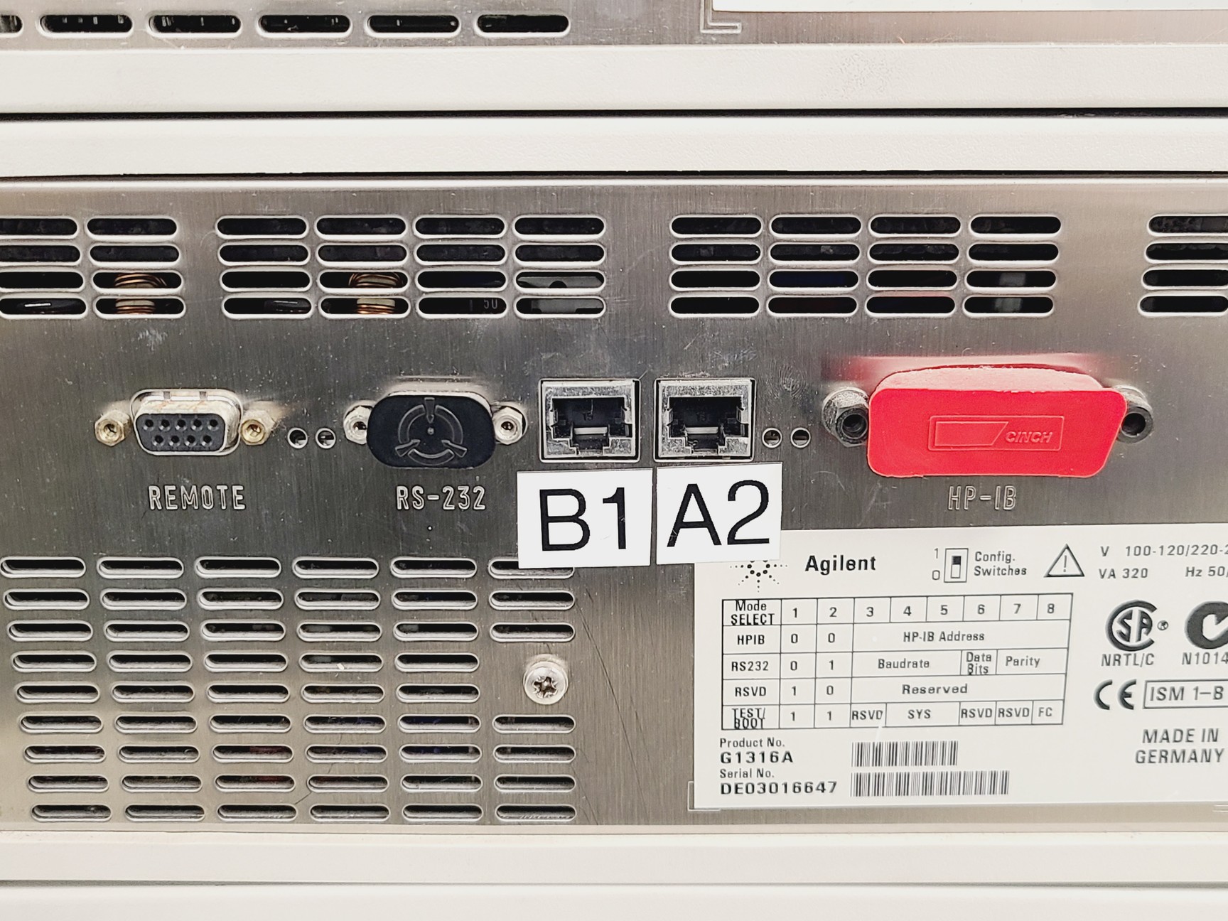Image of Agilent 1100 Series HPLC w/ G1323B, G1322A, G1312A, G1316A, G1314A & G1329A Lab