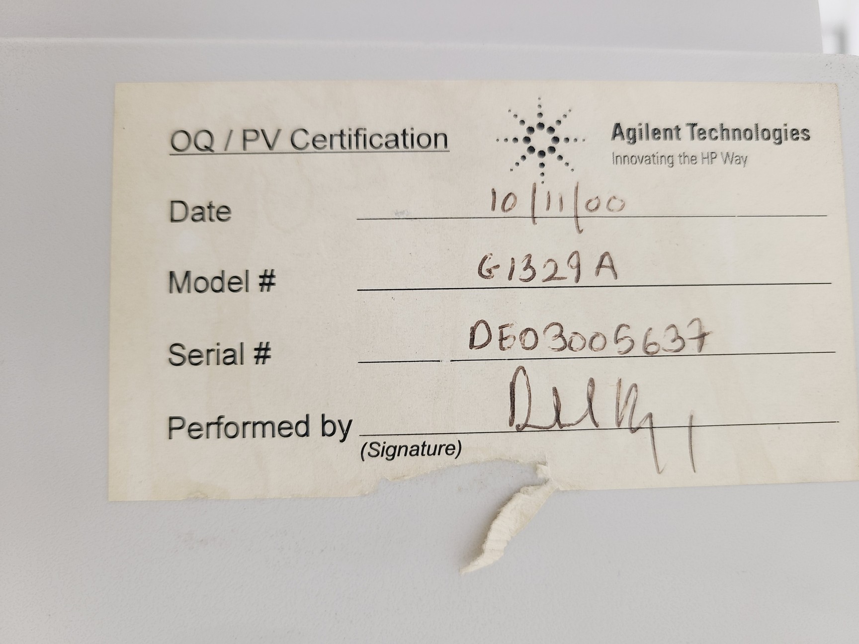 Image of Agilent 1100 Series HPLC w/ G1323B, G1322A, G1312A, G1316A, G1314A & G1329A Lab