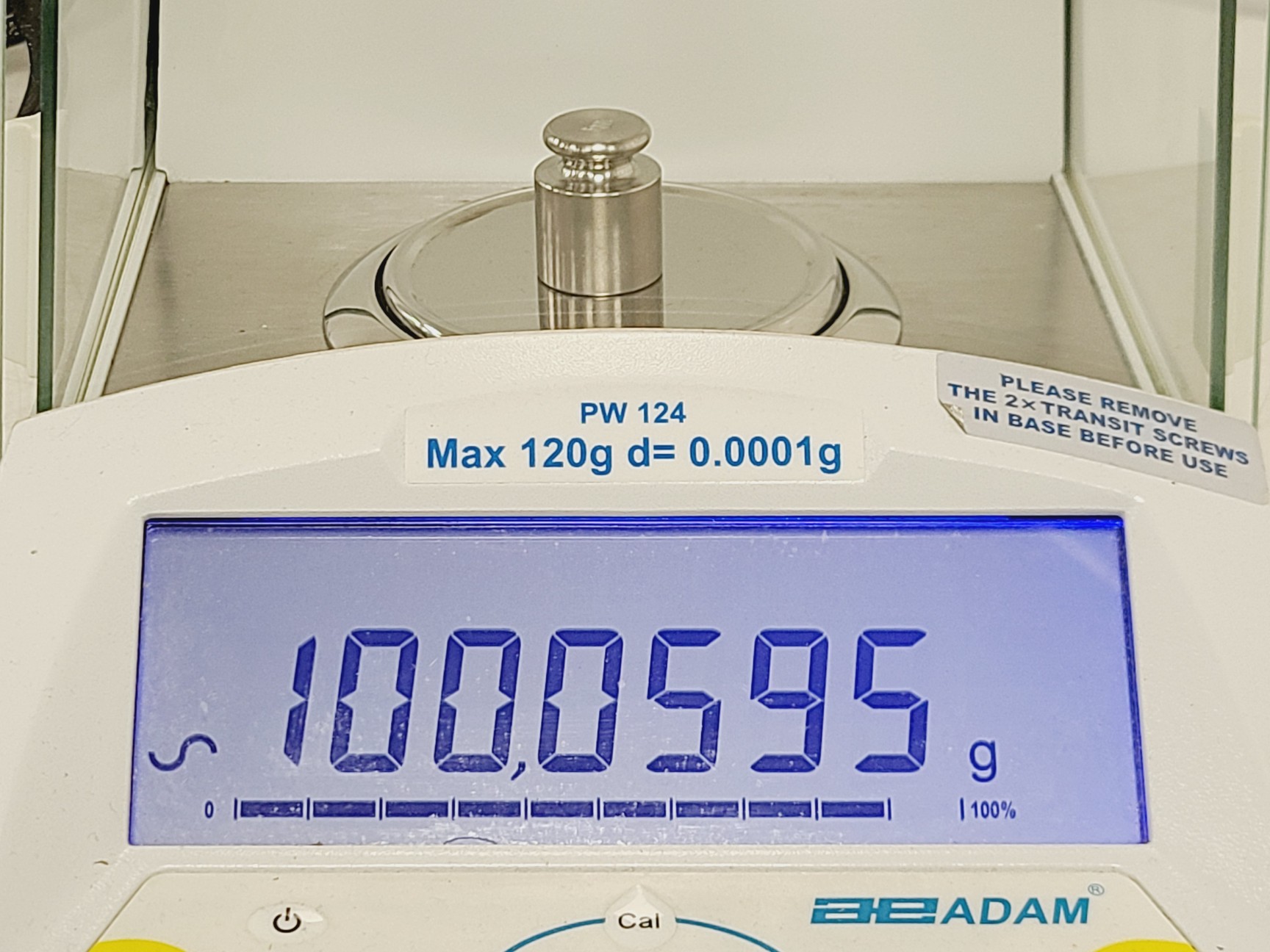 Image of Adam PW 124 4 Decimal Balance 4dp