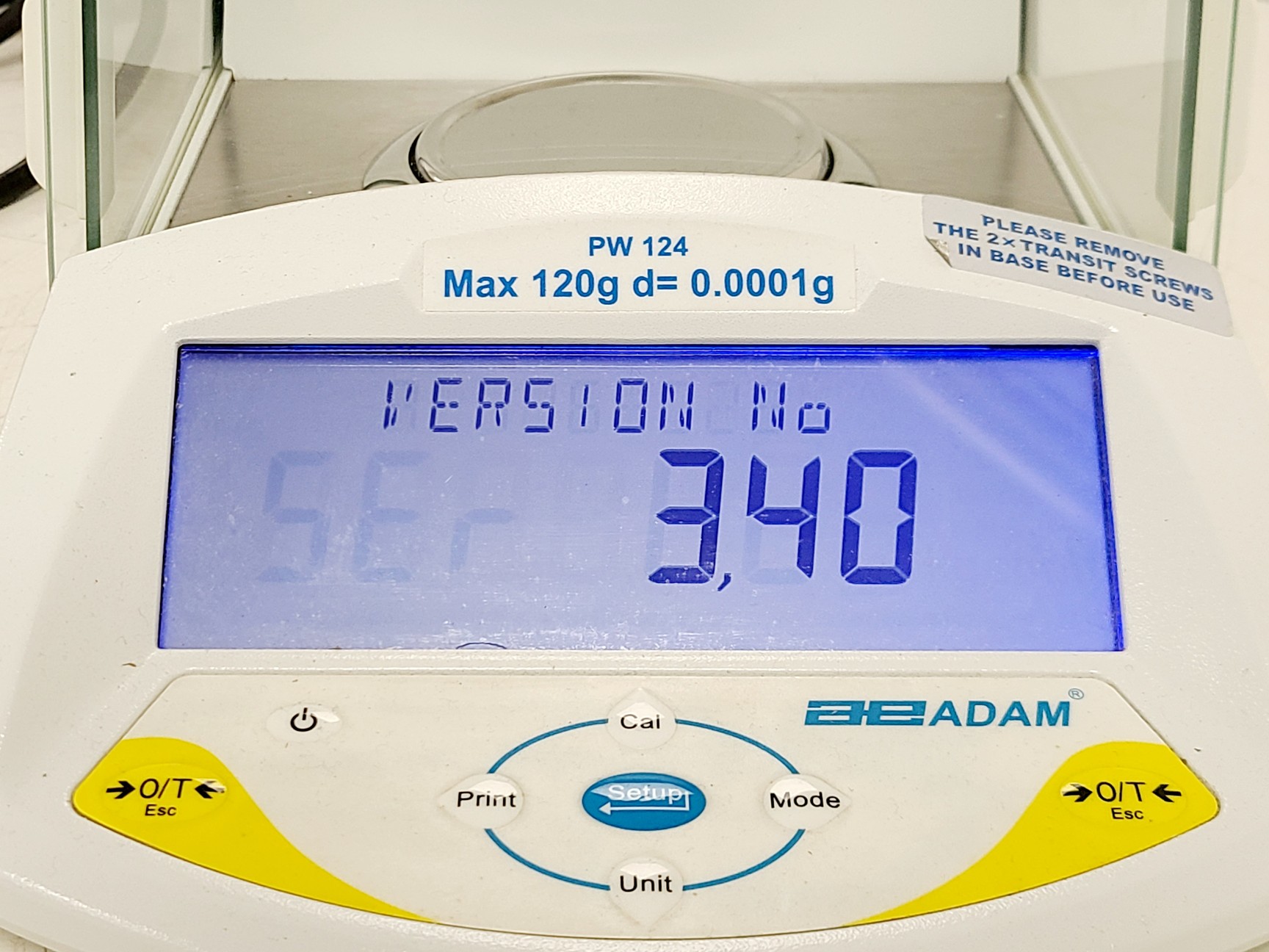 Image of Adam PW 124 4 Decimal Balance 4dp