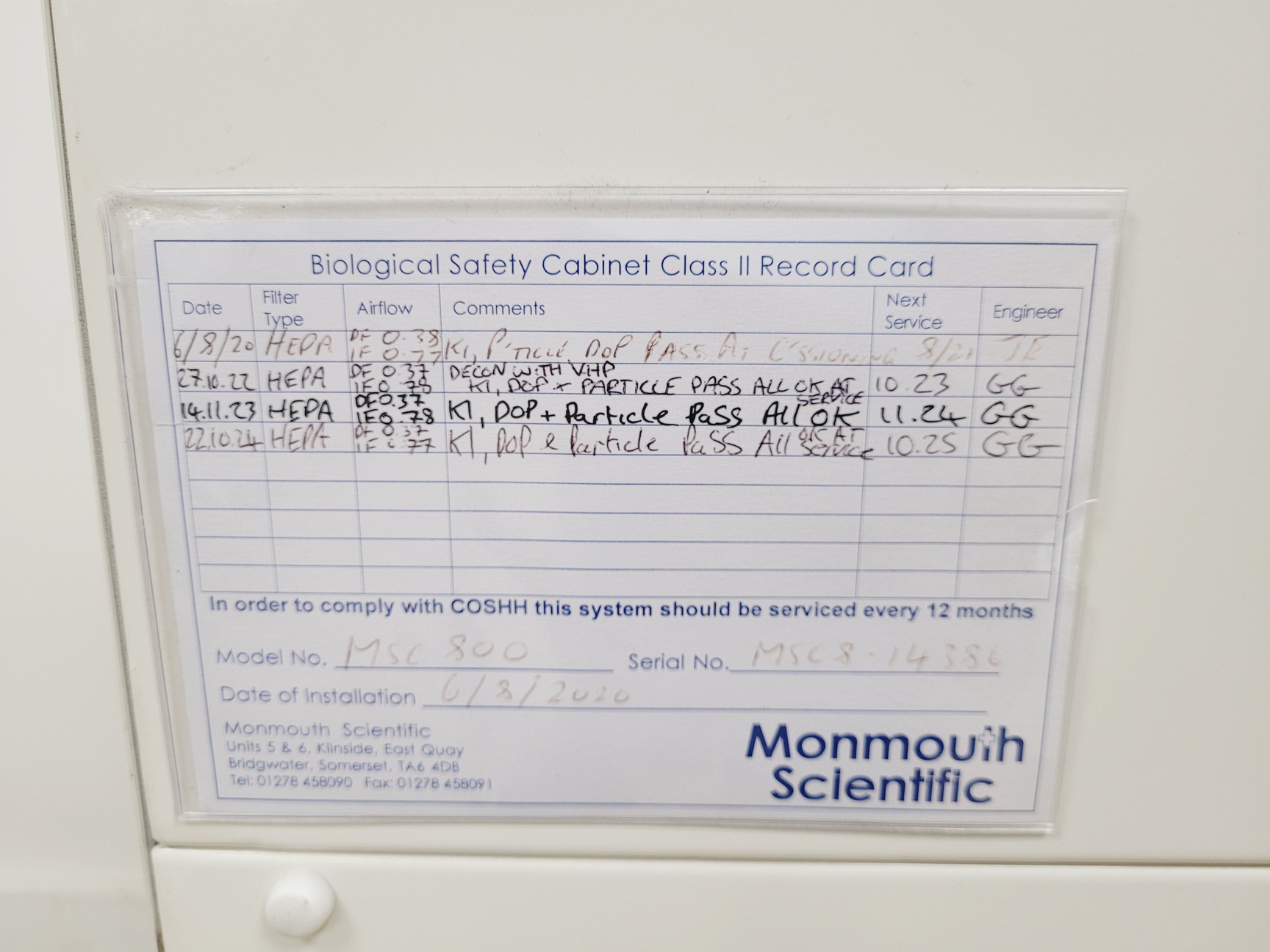 Image of Monmouth Guardian MSC T800 with Stand