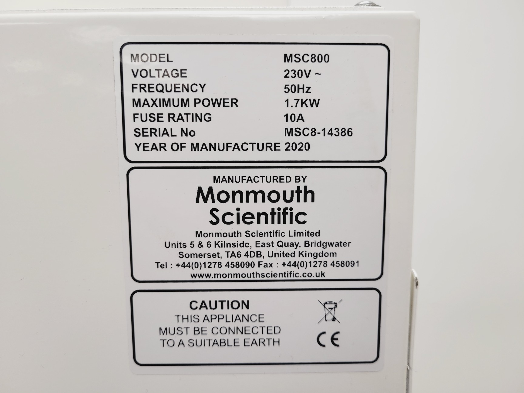 Image of Monmouth Guardian MSC T800 with Stand