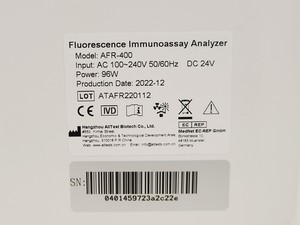 Thumbnail image of Hangzhou Alltest Flourescence Immunoassay Analyser AFR-400