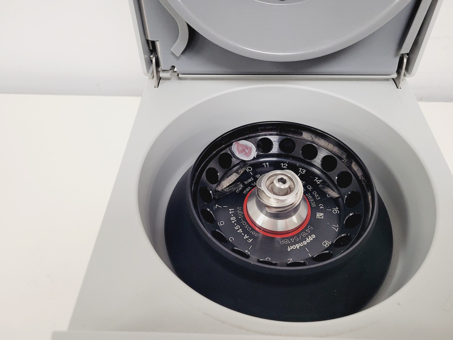 Image of Eppendorf Centrifuge 5418 with Manuals and Accessories