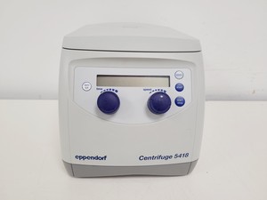 Thumbnail image of Eppendorf Centrifuge 5418 with Manuals and Accessories