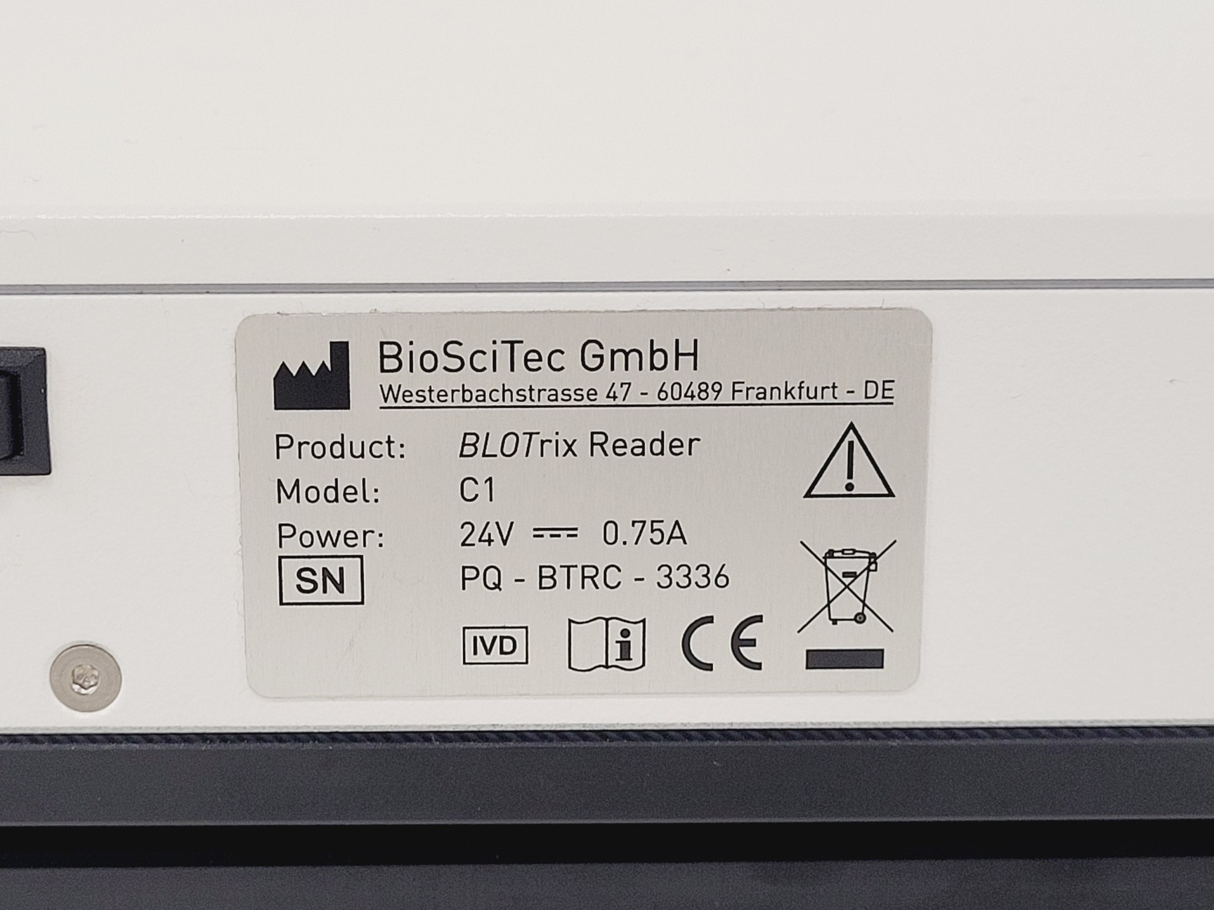 Image of BioSciTec GmbH C1 BLOTrix Reader