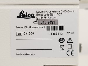 Thumbnail image of Leica DMi8 Flourescent Microsope w/ CTR Advanced, LED8, DFC9000 GTC & Nexus