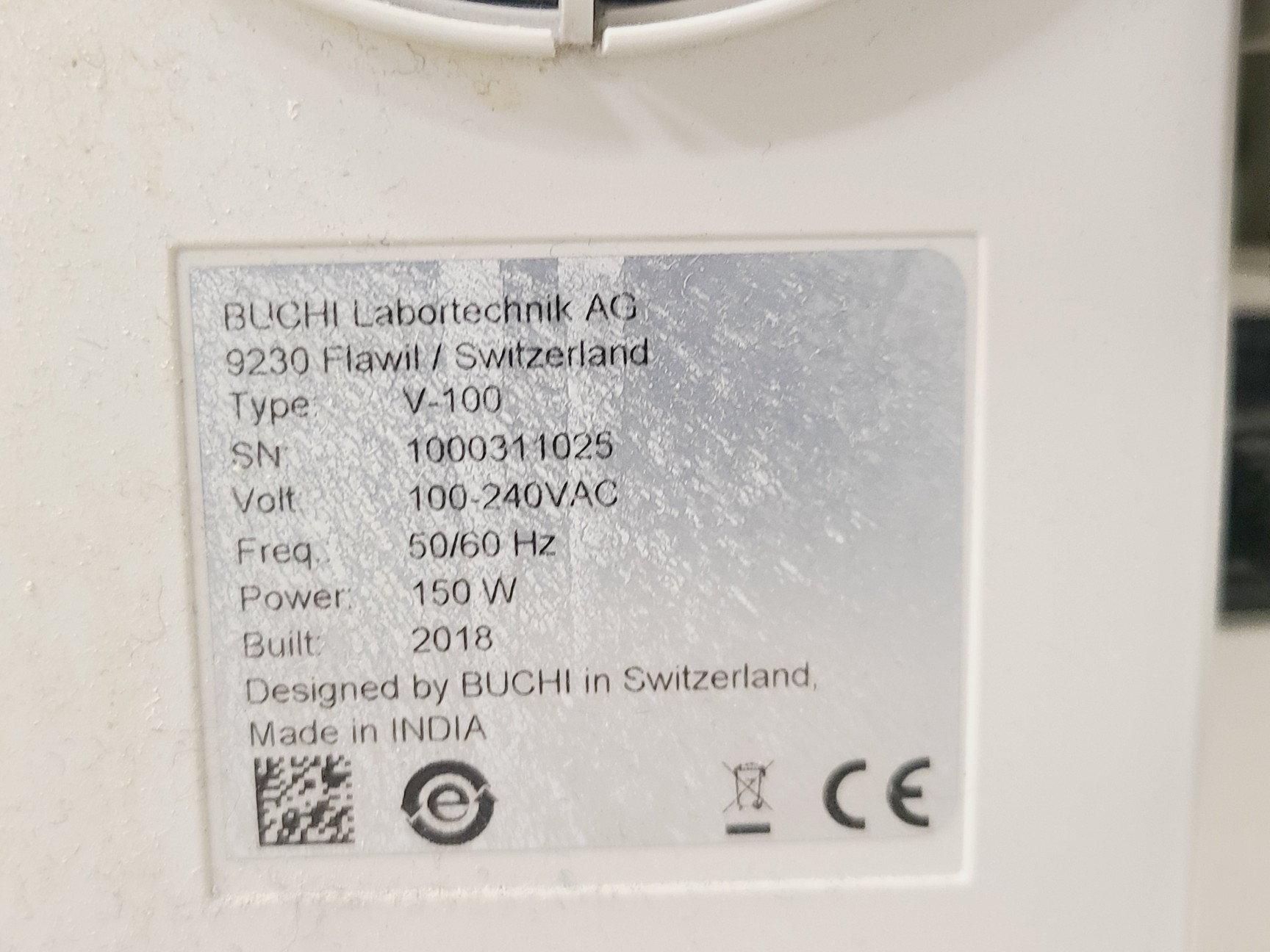 Image of BUCHI R100 Rotovapor, B100 Heating Bath & V-100 Vacuum Pump w/ I-100 Interface