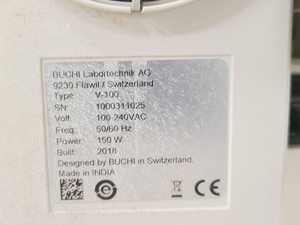 Thumbnail image of BUCHI R100 Rotovapor, B100 Heating Bath & V-100 Vacuum Pump w/ I-100 Interface