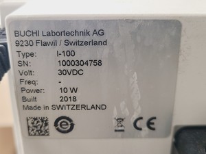 Thumbnail image of BUCHI R100 Rotovapor, B100 Heating Bath & V-100 Vacuum Pump w/ I-100 Interface