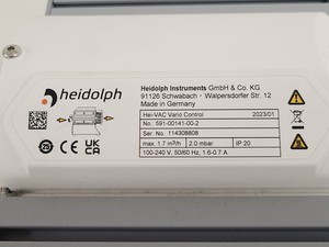 Thumbnail image of Heidolph Hei-VAP Ultimate Rotary Evaporation System w/ HEI-Chill 600 2023 Lab