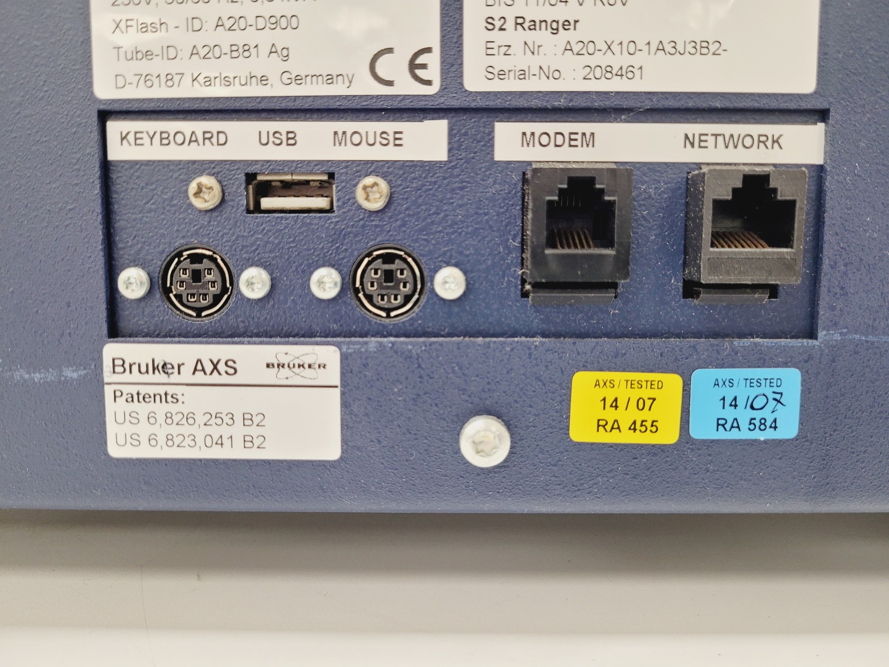 Image of Bruker AXS S2 RANGER X-Ray Fluorescence Spectrometer Lab