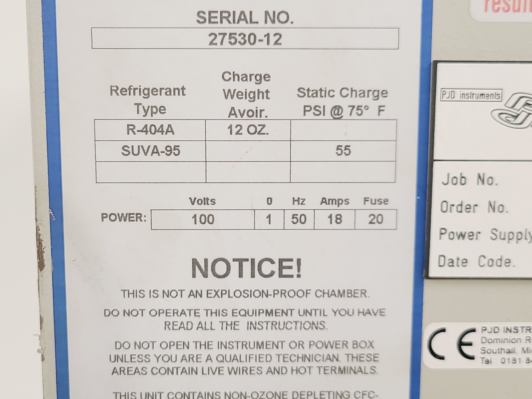 Image of Tenney Junior Model TJR Environmental Test Chamber