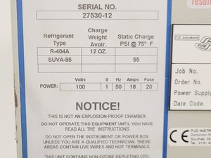 Thumbnail image of Tenney Junior Model TJR Environmental Test Chamber