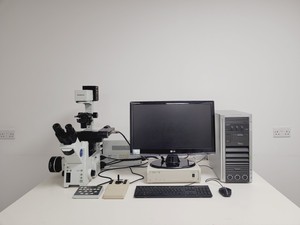 Thumbnail image of Olympus IX81 with Olympus MT20 Cell IR System