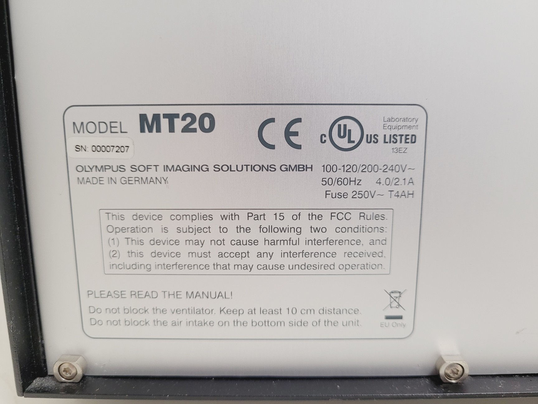 Image of Olympus IX81 with Olympus MT20 Cell IR System