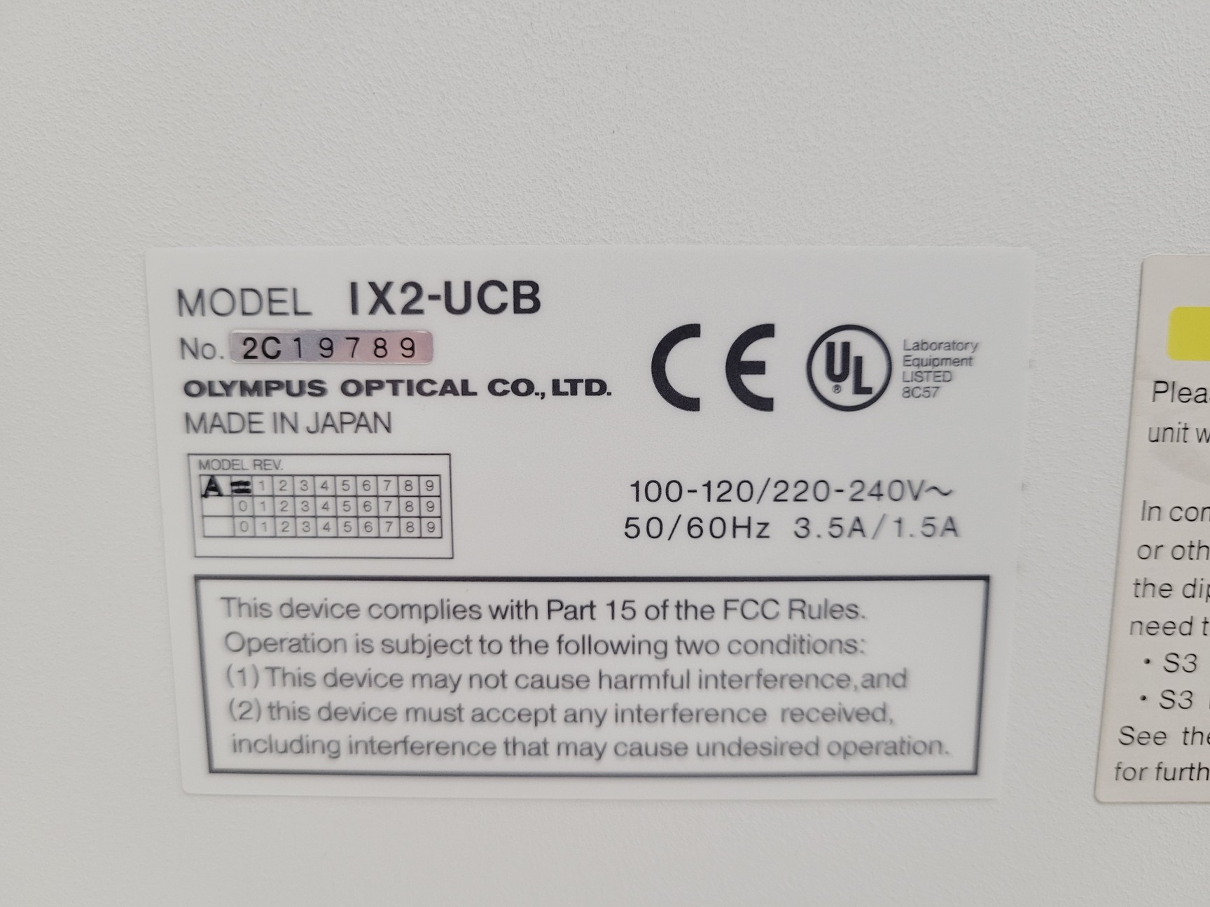 Image of Olympus IX81 with Olympus MT20 Cell IR System