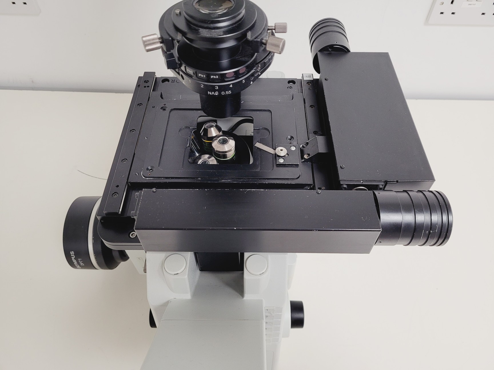 Image of Olympus IX81 with Olympus MT20 Cell IR System