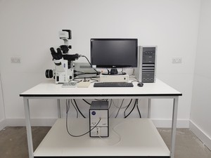 Thumbnail image of Olympus IX81 with Olympus MT20 Cell IR System