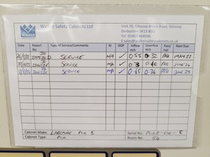 Thumbnail image of Labcaire PCR8 PCR Workstation/Laminar Flow Cabinet Lab