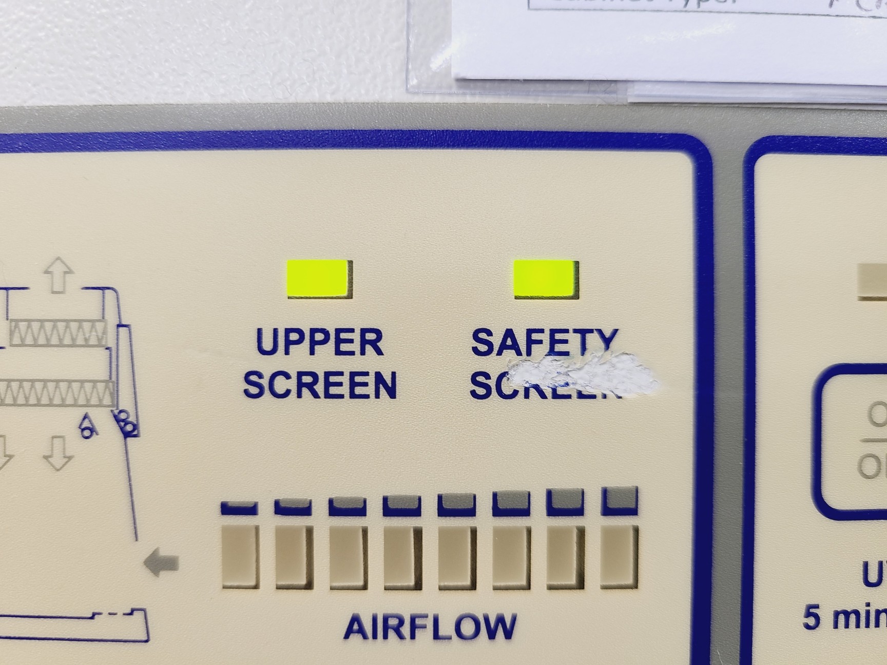 Image of Labcaire PCR8 PCR Workstation/Laminar Flow Cabinet Lab