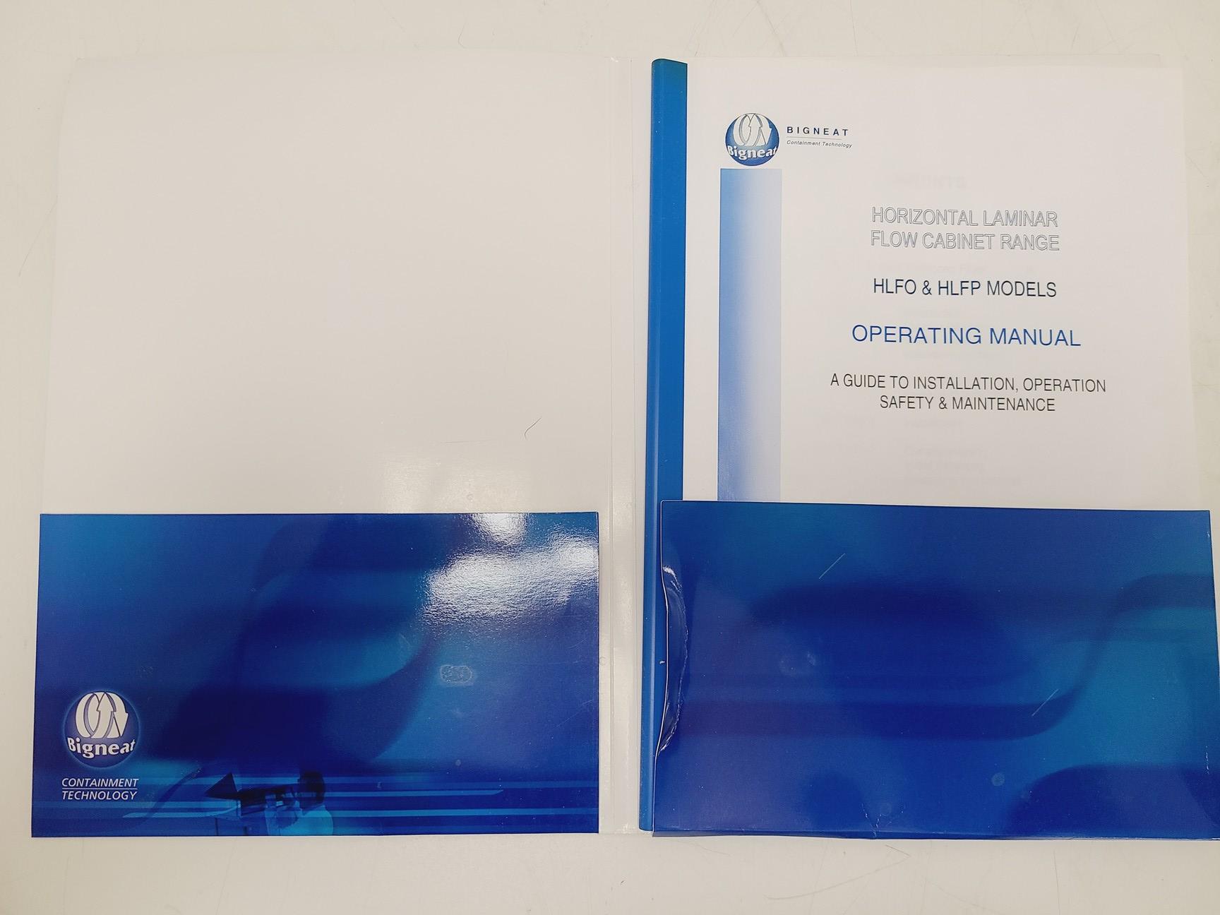 Image of Bigneat HLFP 1.5 Horizontal Laminar Flow Cabinet 150x76x116 cm Lab