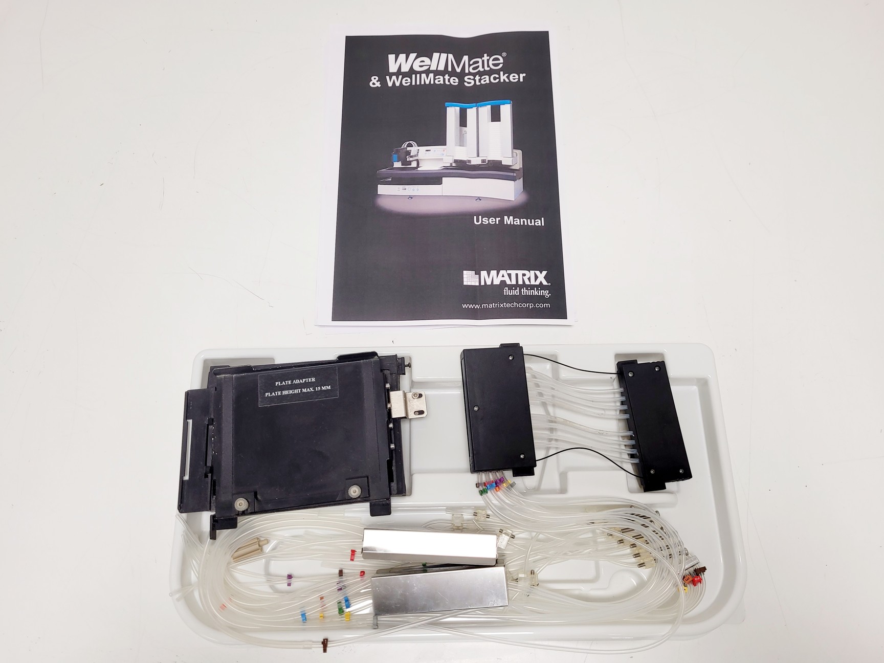 Image of Matrix WellMate Microplate Dispenser with WellMate Stacker
