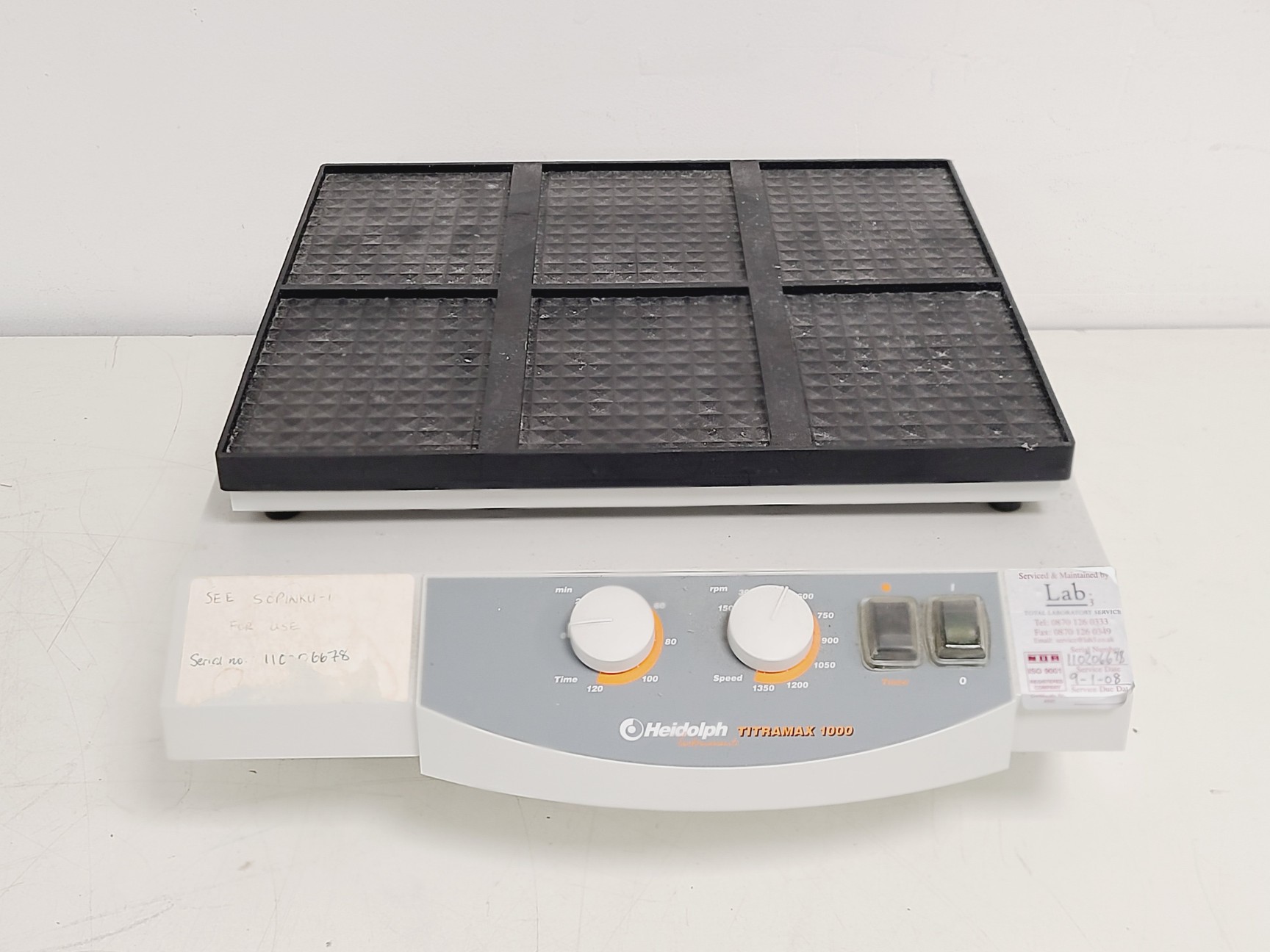 Image of Heidolph Titramax 1000 Benchtop Microplate Shaker