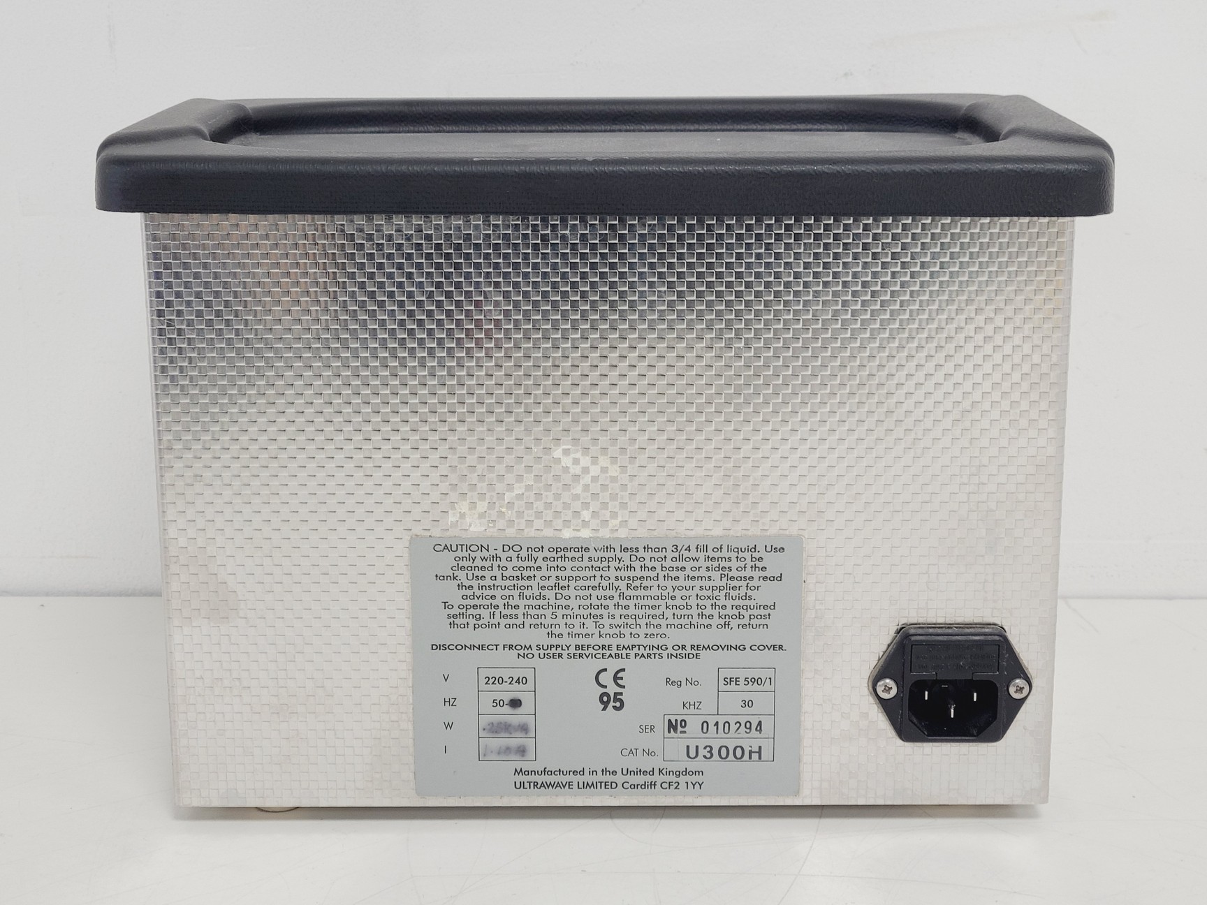 Image of Ultrawave U300H Ultrasonic Water Bath 2.5 Litre 