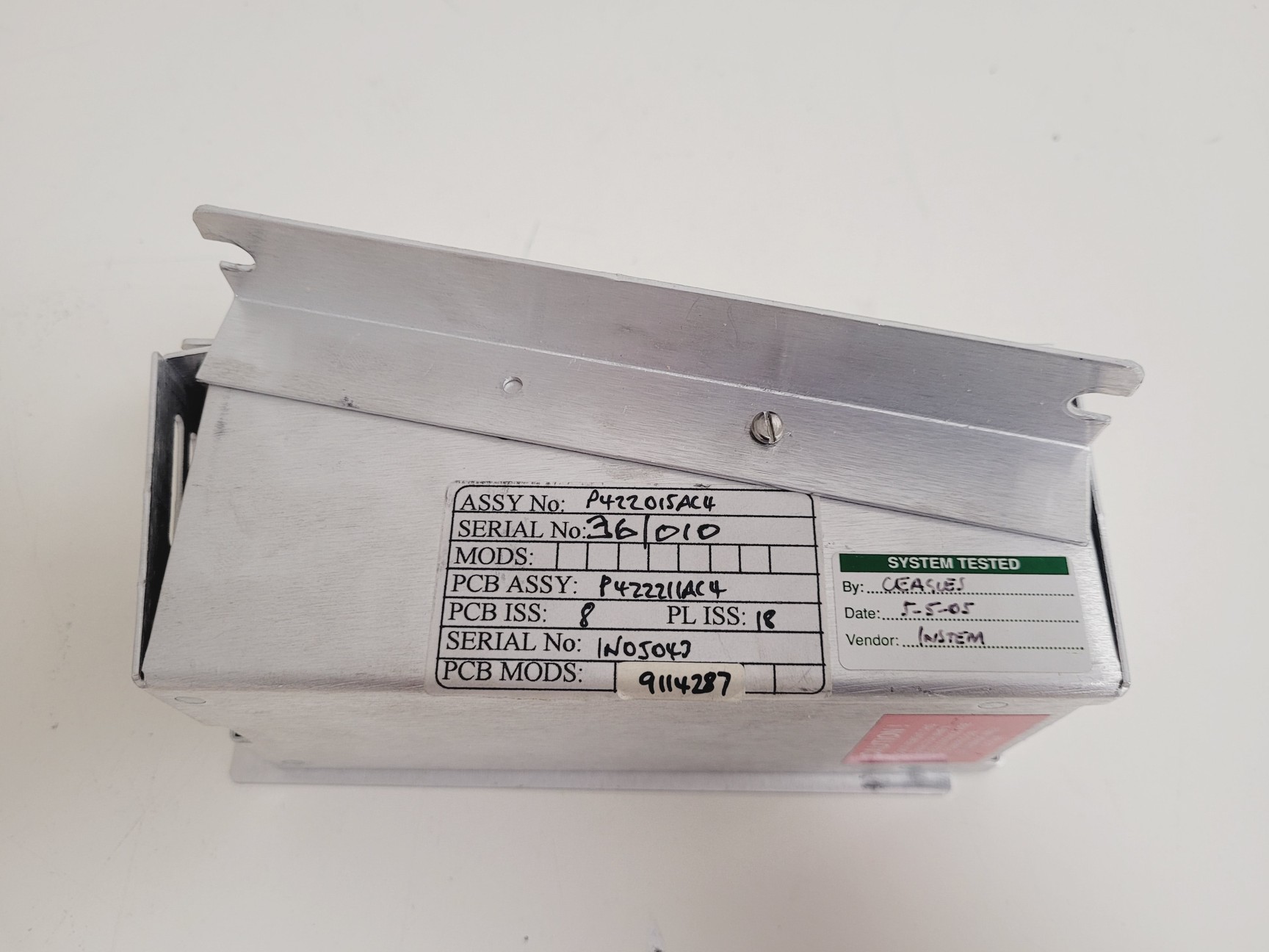 Image of Micromass Maldi Micro MX with Mass Lynx software