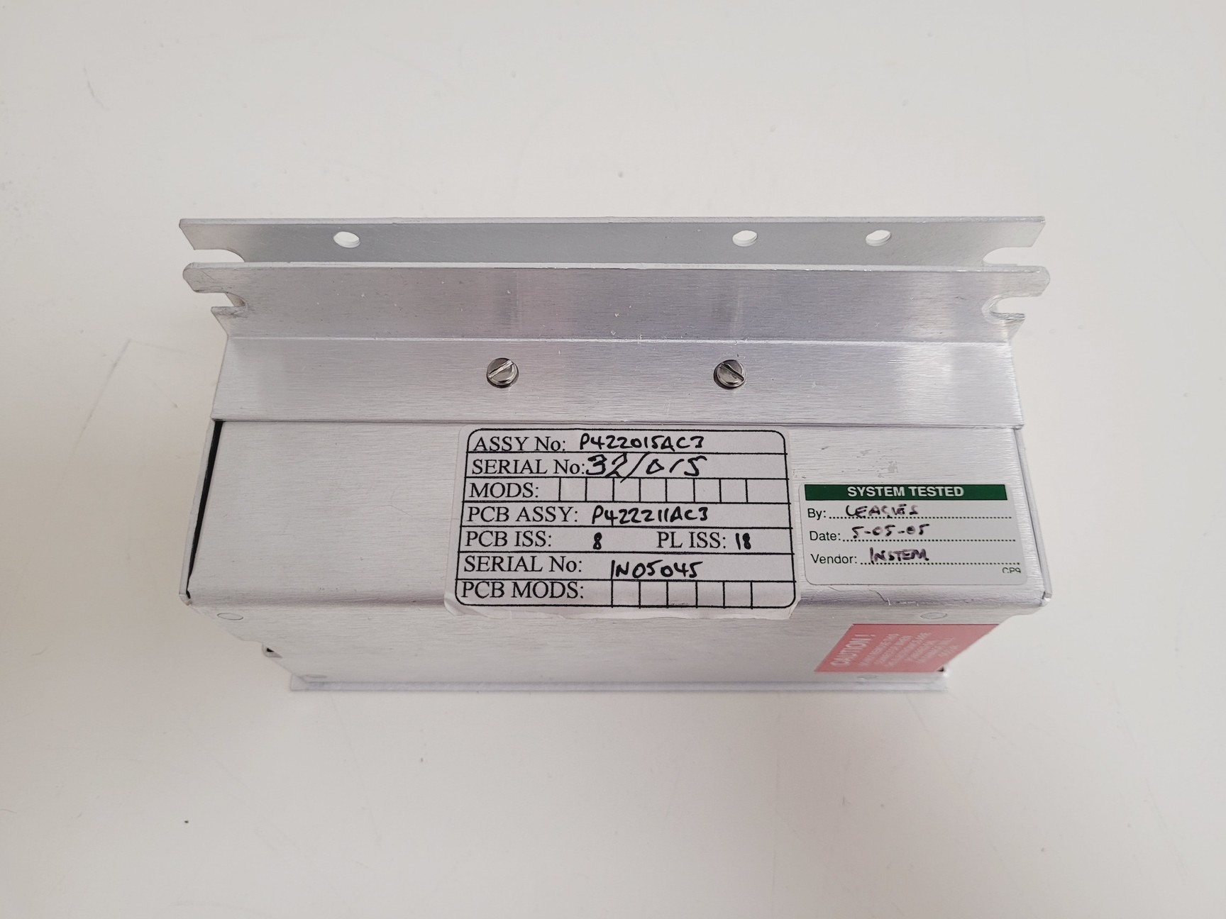 Image of Micromass Maldi Micro MX with Mass Lynx software