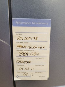 Thumbnail image of Micromass Maldi Micro MX with Mass Lynx software