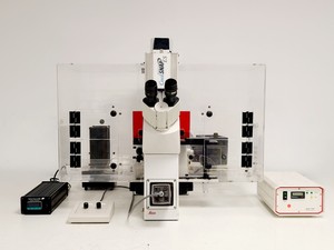 Thumbnail image of Leica DM IRB Inverted Microscope, Incubation Chamber, EBQ 100 & Hot Air Blower
