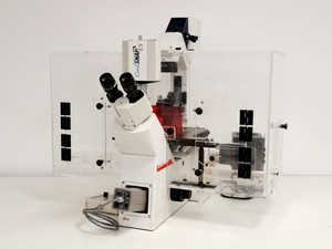 Thumbnail image of Leica DM IRB Inverted Microscope, Incubation Chamber, EBQ 100 & Hot Air Blower