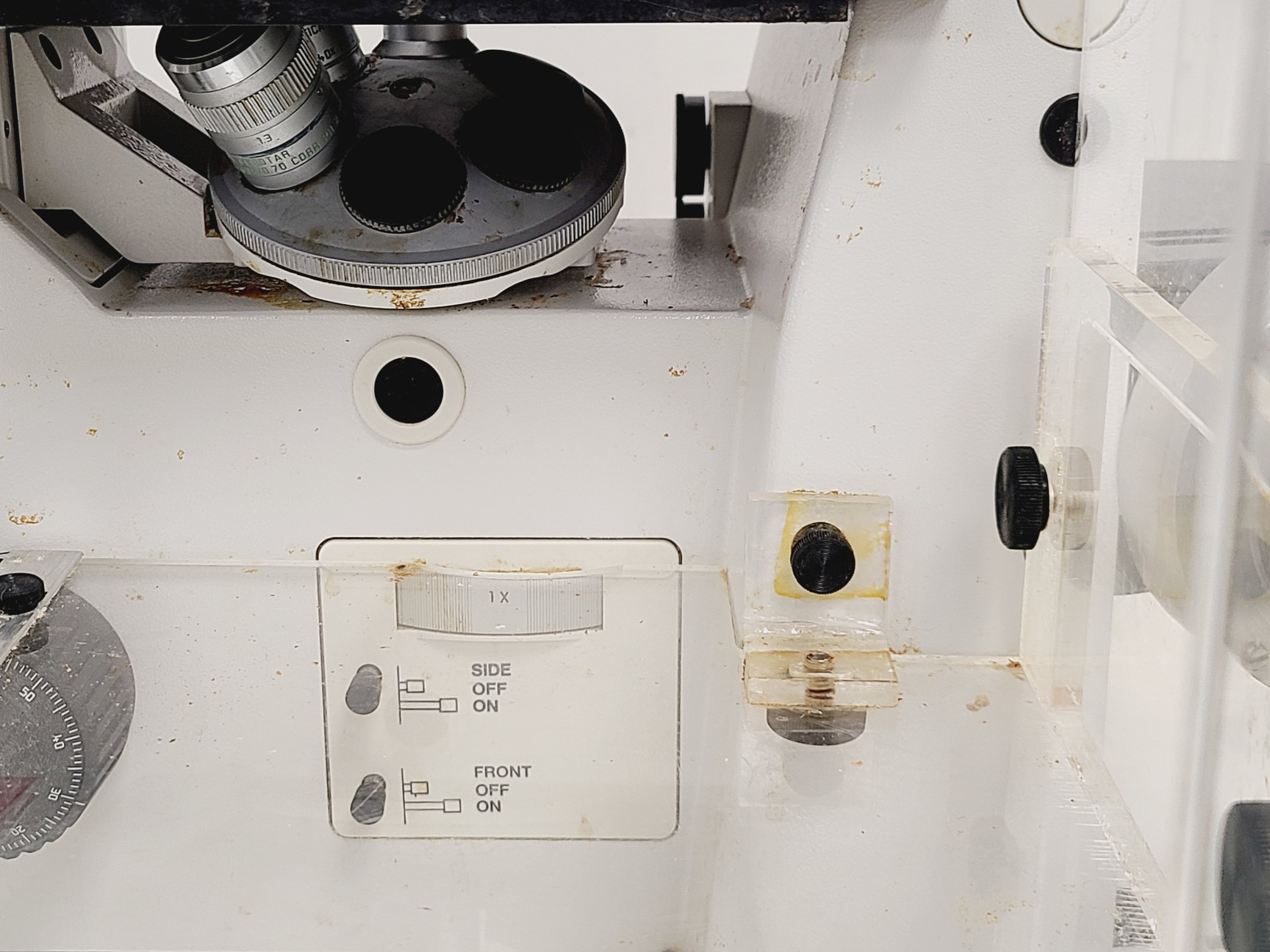 Image of Leica DM IRB Inverted Microscope, Incubation Chamber, EBQ 100 & Hot Air Blower