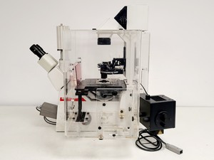 Thumbnail image of Leica DM IRB Inverted Microscope, Incubation Chamber, EBQ 100 & Hot Air Blower