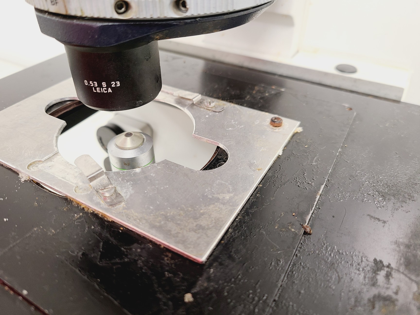 Image of Leica DM IRB Inverted Microscope, Incubation Chamber, EBQ 100 & Hot Air Blower