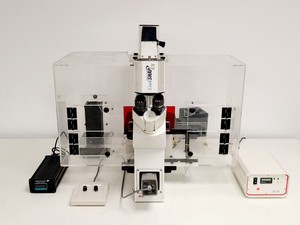 Thumbnail image of Leica DM IRB Inverted Microscope, Incubation Chamber, EBQ 100 & Hot Air Blower