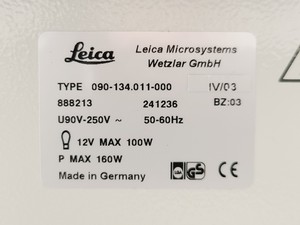 Thumbnail image of Leica DM IRB Inverted Microscope, Incubation Chamber, EBQ 100 & Hot Air Blower